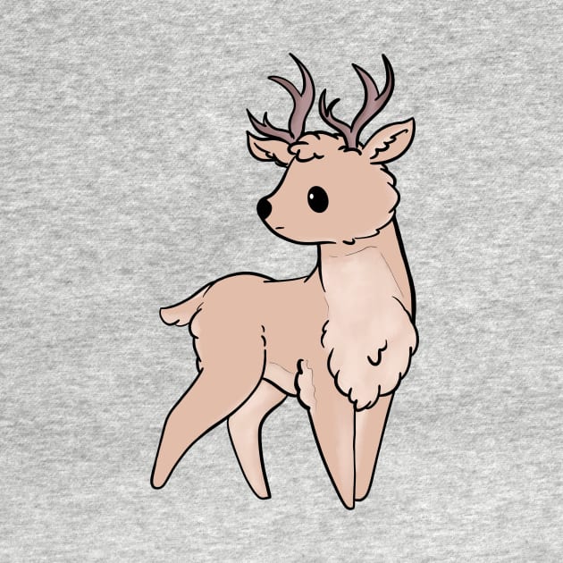 Cute Deer Stickers by Uwaki